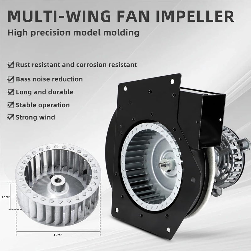 Criditpid BLW00889 Draft Inducer Blower Motor Fits Trane and American Standard Furnace, Replaces for BLW01437, BLW00473, BLW01312, BLW00888, BLW00887, BLW00869, BLW00522. - Image 5